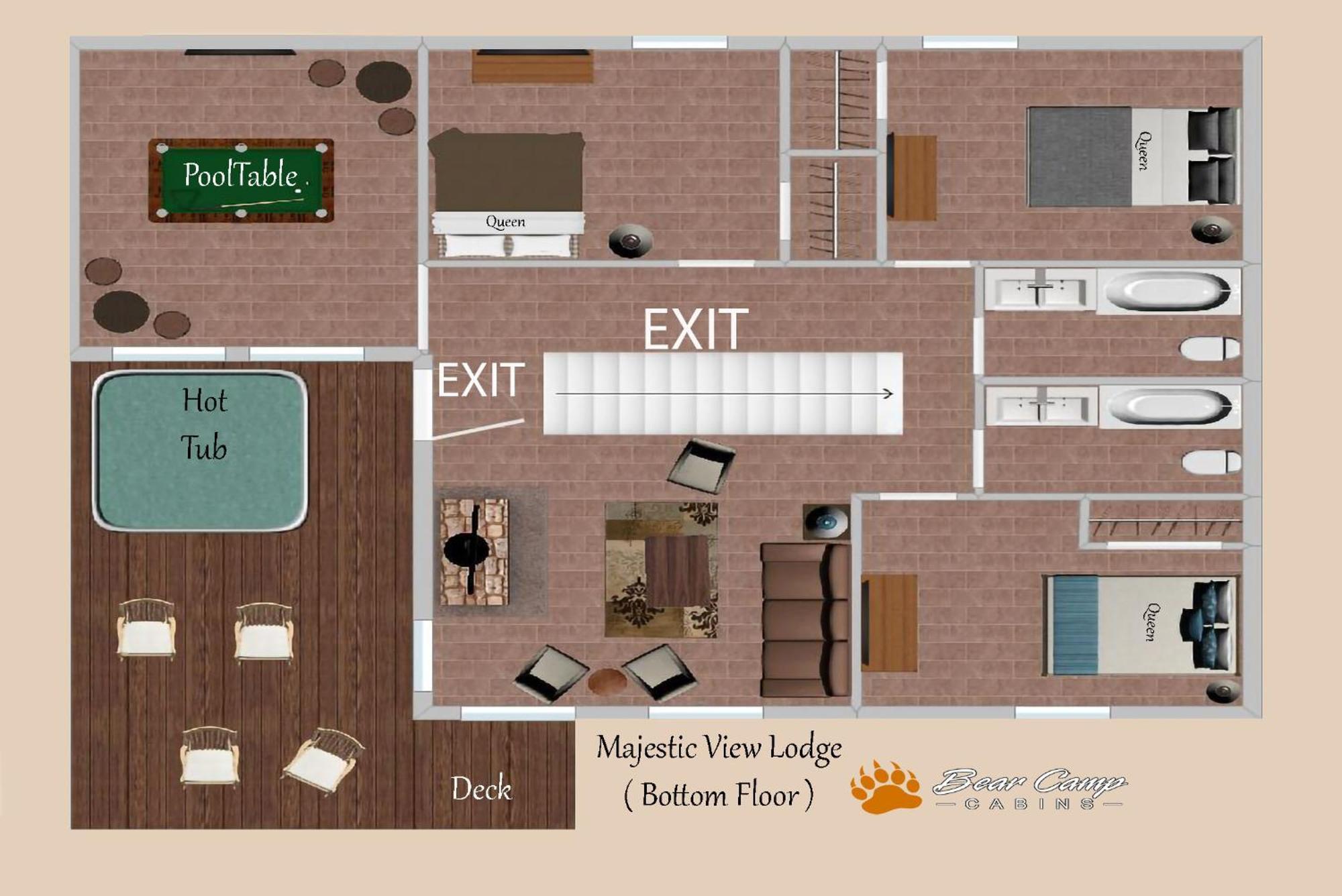 Majestic View Lodge, Amazing Views, Hot Tub, 1089 Free Tickets Each Paid Day, Dollywood And More Gatlinburg Eksteriør bilde